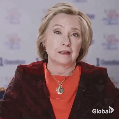 Hillary Clinton Saying Good GIF