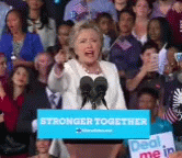 Hillary Clinton Stronger Together GIF