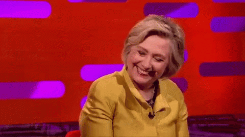 Hillary Clinton The Graham Norton Show GIF
