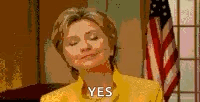 Hillary Clinton Yes Dance GIF