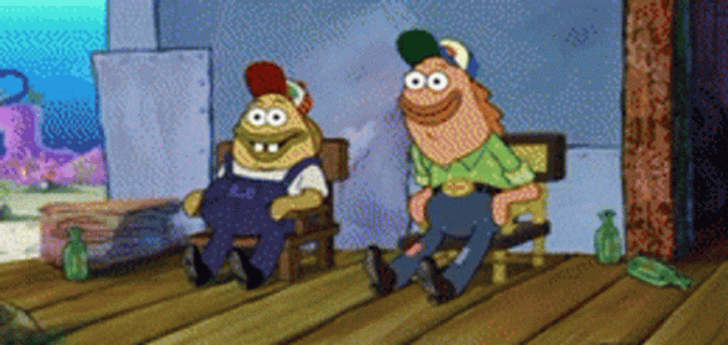 Hillbillies Laughing Out Loud SpongeBob GIF