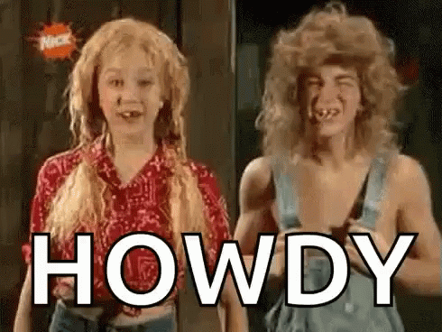Hillbilly Amanda Byrnes Howdy Parody GIF