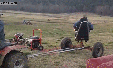 Hillbilly Rednecks Having Fun In Farm GIF