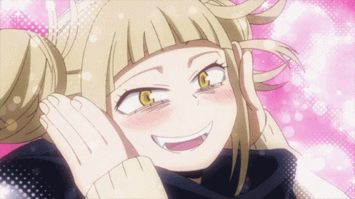 Himiko Toga Blushing Inlove Face GIF