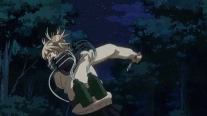 Himiko Toga Hang Friend In A Tree GIF