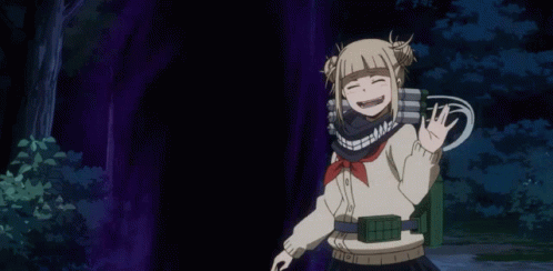 Himiko Toga Walk Inside Teleportal GIF