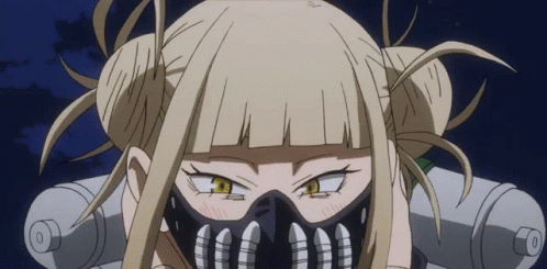 Himiko Toga Wear Mask Battleground GIF