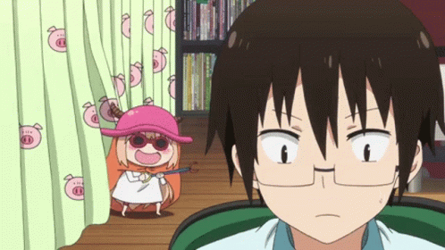 Himouto! Umaru-chan Sneaking GIF