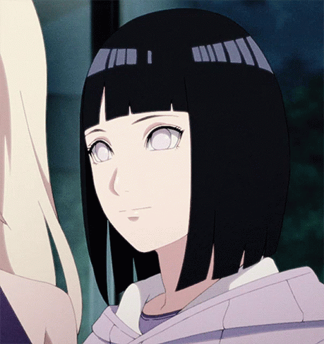 Smiling Wide Hinata Hyuga GIF