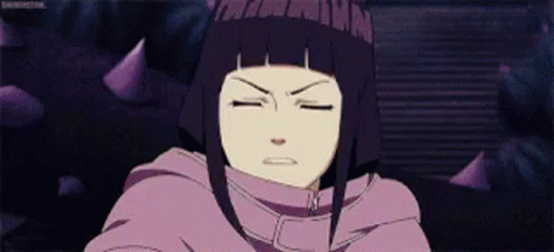 Attacking Powers Hinata Hyuga GIF