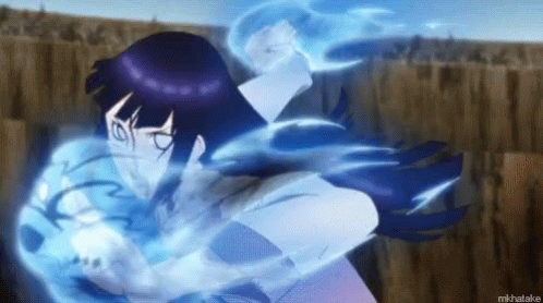 Hinata Hyuga Hitting Naruto GIF