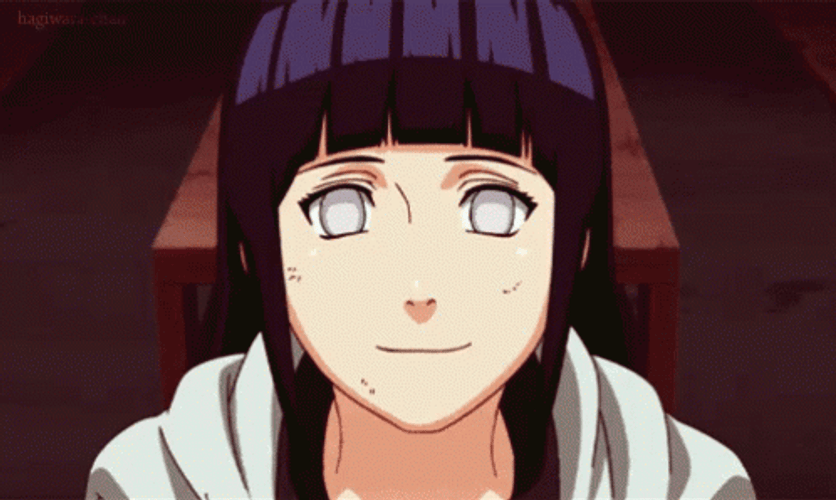 Hinata Hyuga  Smiling  GIF