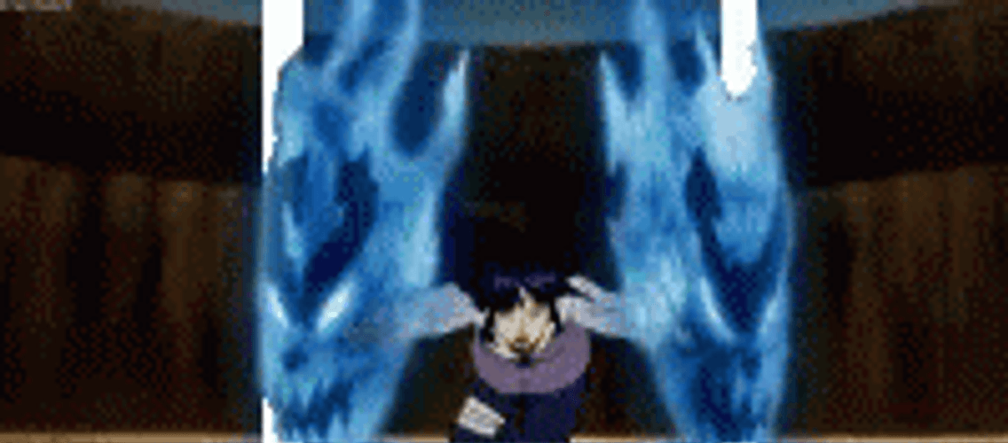 Hinata Hyuga Twin Lion Fists  GIF