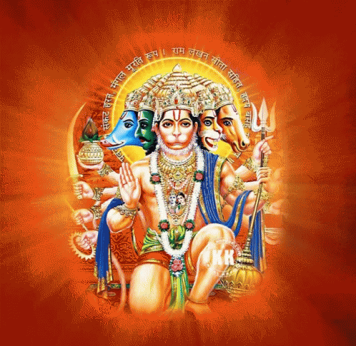 Hindu Deity Painting With KK