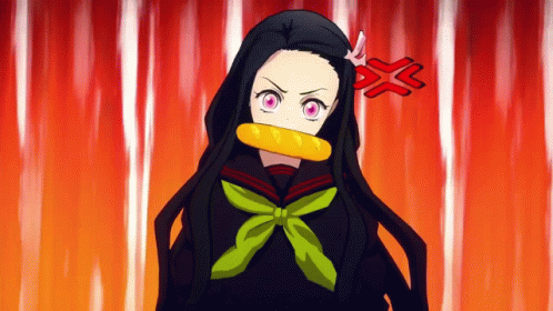 Hinokami Kepputan Nezuko Fighting GIF
