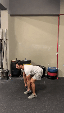 Hip Hinge Deadlift Right Form GIF