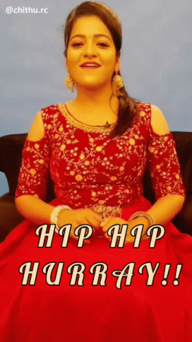Hip Hip Hooray V J Chitra GIF