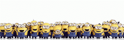 Minions Hip Hip Hooray GIF