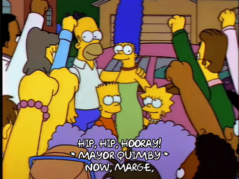 Hip Hip Hooray By Simpsons Team GIF