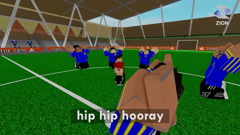 Hip Hip Hooray Football Winner GIF