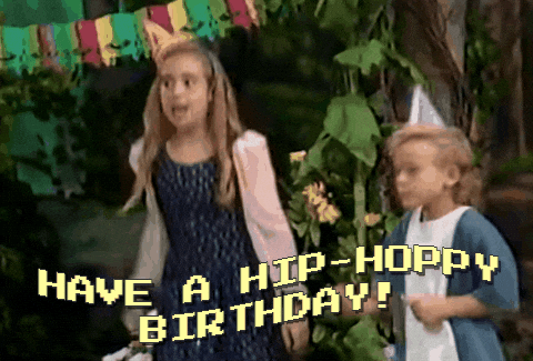 Hip Hoppy Funny Happy Birthday Meme GIF
