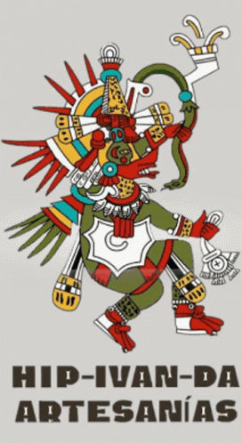 Hip-Ivan-Da Artesanias Poster With Native American Warrior