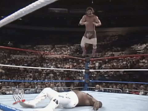 Rick Rude Wrestling Hip Thrust GIF