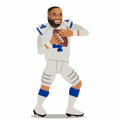 Animated Dallas Cowboys Dance Hip Thrust GIF
