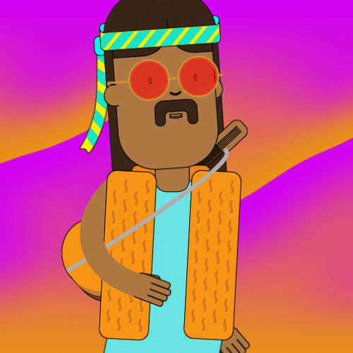 Hippie Tripping Chill GIF