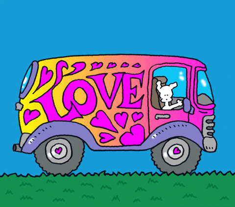 Hippy Van Love Chippy The Dog GIF