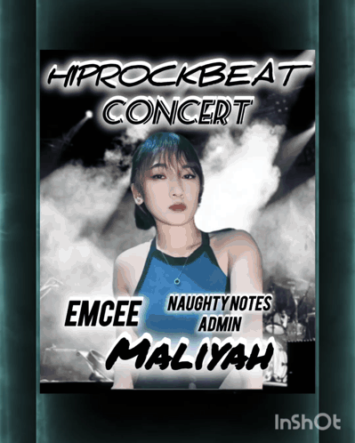 Hiprockbeat Concert Poster Featuring Emcee And Maliyah GIF