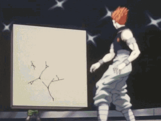 Hisoka Gon Wall Fight GIF