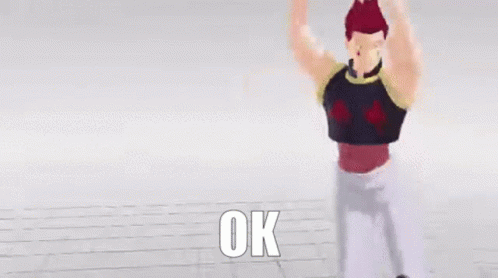 Hisoka Morow Ok Dance GIF