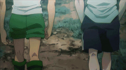 Hisoka Stare Killua Gon GIF