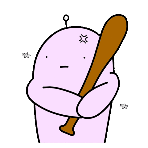Hit Stick Angry Face GIF