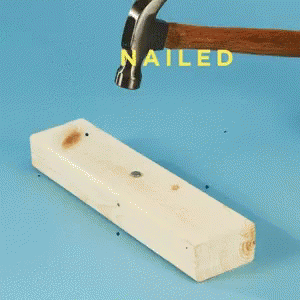 Hit The Nail On The Head Hammer Strike GIF