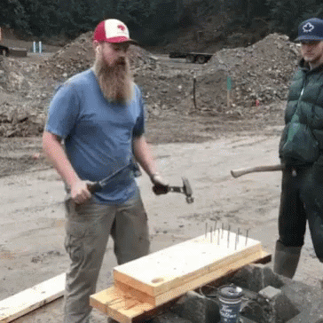 Hit The Nail On The Head Skilled Worker GIF