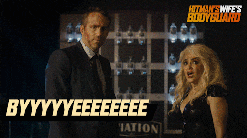 Hitman's Wife's Bodyguard Byeeee GIF