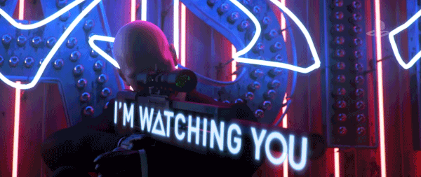Hitman Say I'm Watching You GIF