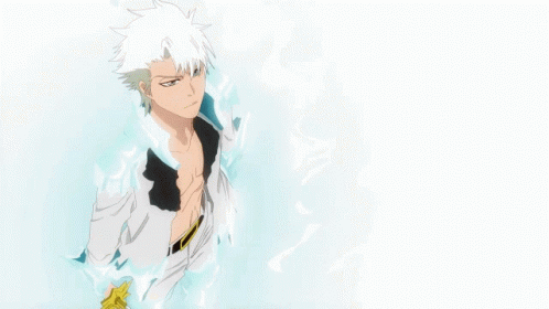 Hitsugaya Toshiro Looking Up GIF