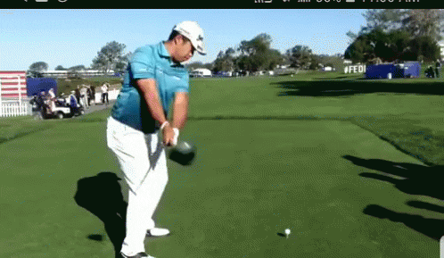 Hitting Golf Ball GIF