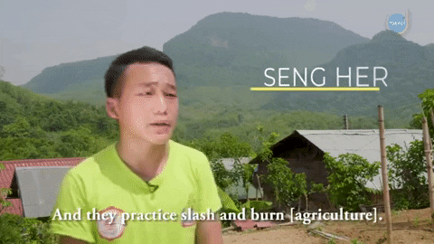 Hmong In Laos Talking About Agriculture GIF