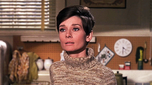 Hmph Aubrey Hepburn GIF