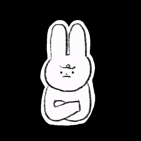 Hmph Rabbit Drawing Angry GIF