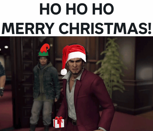 Ho Ho Ho Merry Christmas Meme GIF