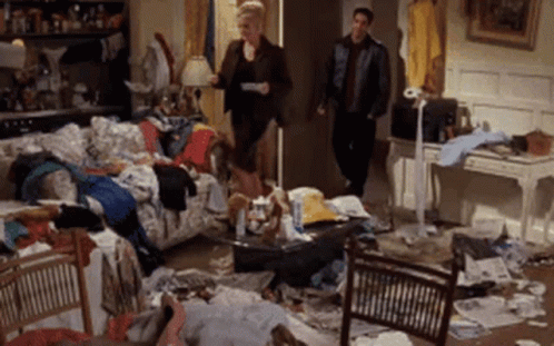 Friends Hoarders GIF
