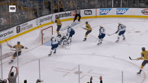 Hockey Game Advertisements SAP TBS Caesars