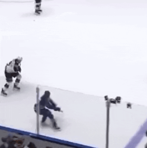 Hockey Game at Plaza Rink