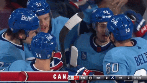 Hockey Game Between Canada And Lightning GIF