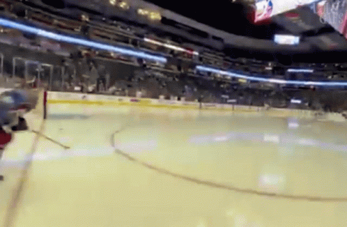 Hockey Game in Empty Stadium